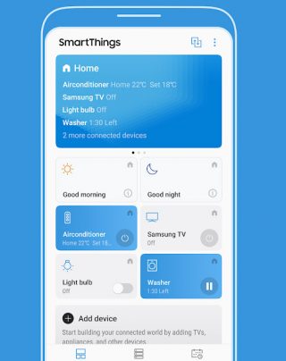 SmartThings - это платформа для обслуживания устройств из категории «умный дом» производства Samsung